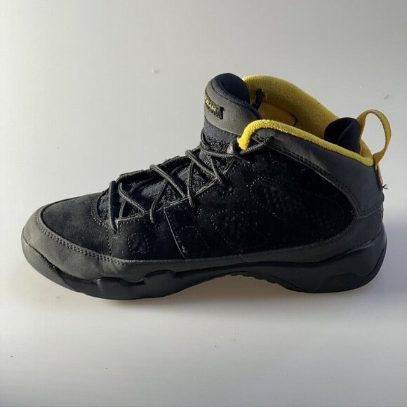 Air Jordan 9 Retro Nike Tennis Shoes High Top Dark Charcoal Sneaker Kids Size 3Y - Picture 9 of 12
